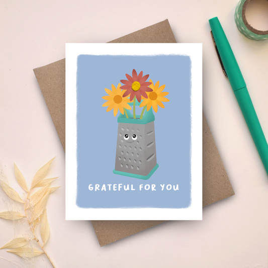 Grateful For You Card